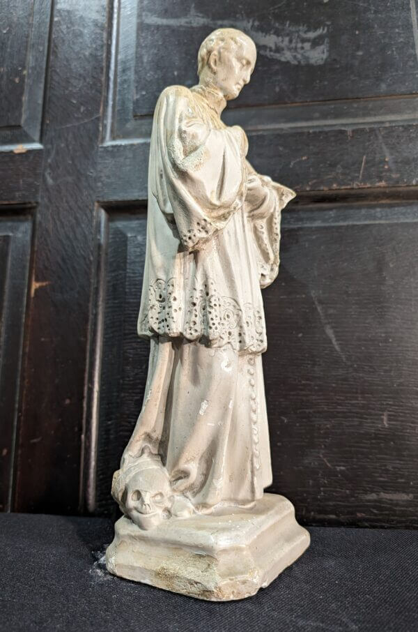 Small to Medium Size Religious Statue of St Aloysius Gonzaga