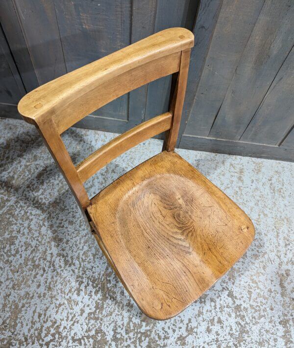 Pure Simple Classic Elm and Beech Church Chapel Chairs from St John's Longbridge