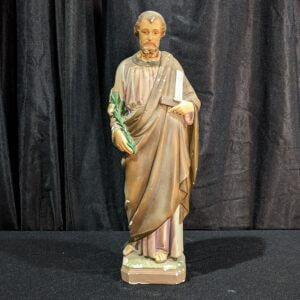 Vintage Religious Statue of St Joseph The Carpenter