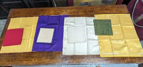 Set of 4 Matching Burses & Veils Ex Property of a Priest in Need of Attention