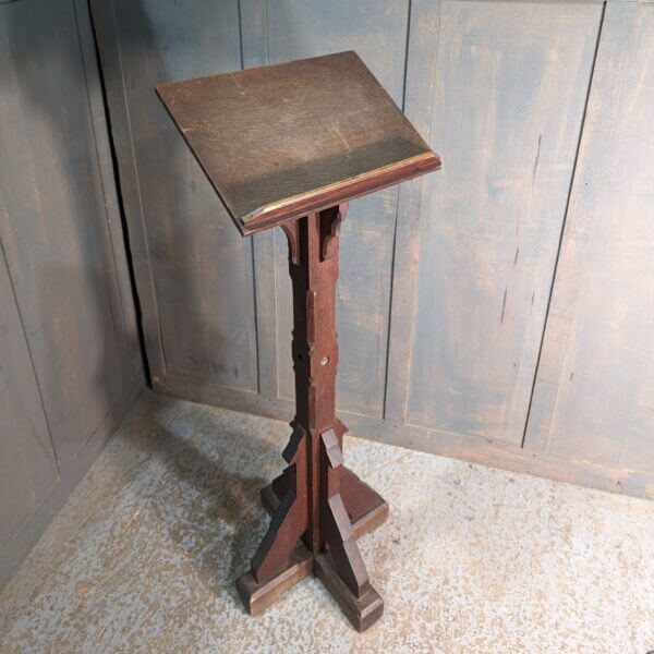 1907 Oak Pedestal Church Lectern from St Andrew's Oxford