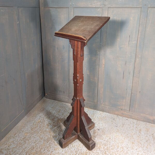 1907 Oak Pedestal Church Lectern from St Andrew's Oxford