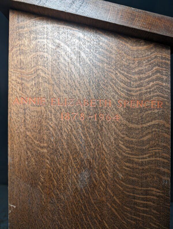 1960's Vintage Solid Oak Memorial Prayer Desk Prie Dieu