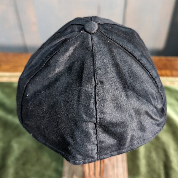 Black Priest's Skullcap Zuchetto in Pure Silk
