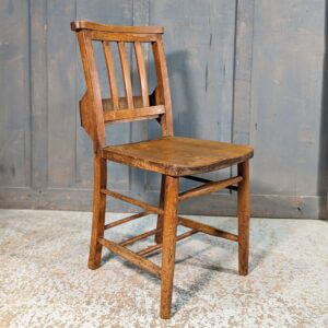 Character Driven 'Bell Tower' Slat Back Church Chapel Chairs from St Mary's Newington