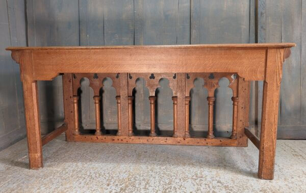 By Repute - An Antique Oak Gothic Children's Chapel Altar from St Mary's Penzance