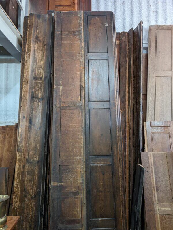 'Marks of Time' Victorian Pine Fielded Panels Panelling
