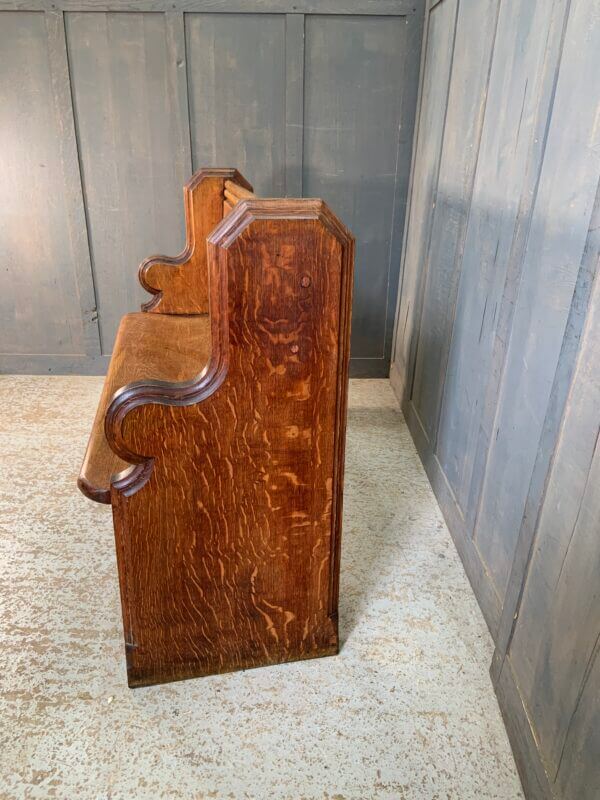 St Barnabas Norwich Oak Church Chapel Pew Bench Circa 1900