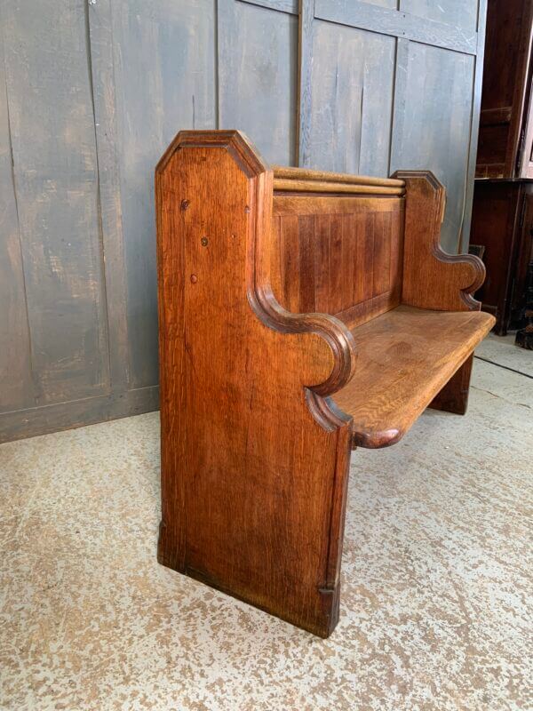 St Barnabas Norwich Oak Church Chapel Pew Bench Circa 1900