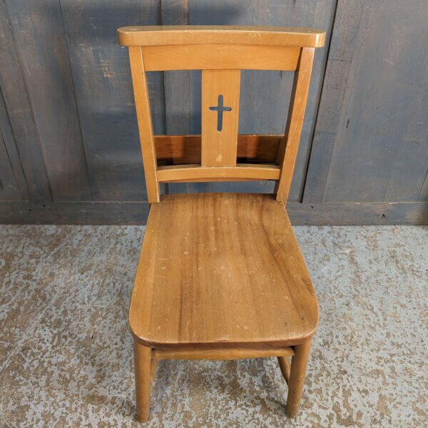 Classic Cross Back Beech Church Chapel Chairs From St Pauls West Wycombe