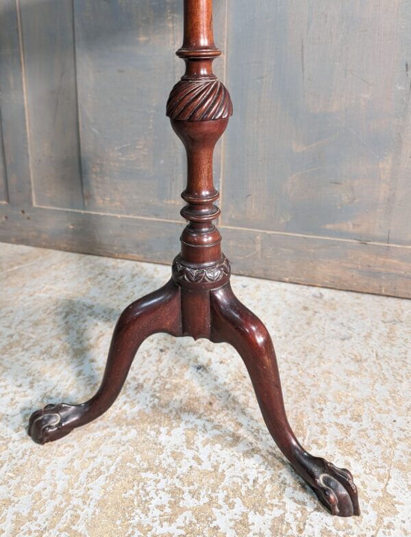 Small Early Victorian Mahogany Occasional Tripod Table