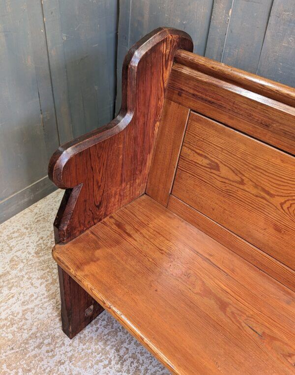 Generous Antique Baltic Pine Church Pews Benches from Holy Trinity Chesham