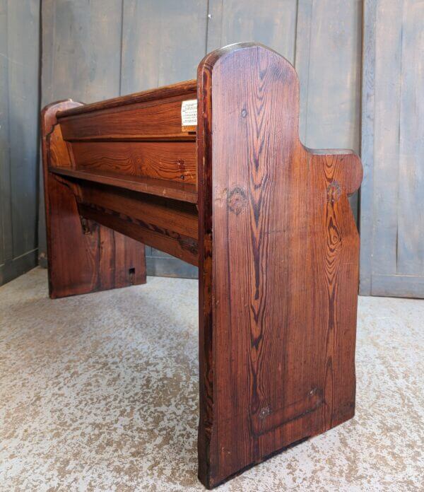 Generous Antique Baltic Pine Church Pews Benches from Holy Trinity Chesham