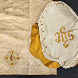Two Nice Example of Vintage Ecclesiastical Embroidery For Upcycling