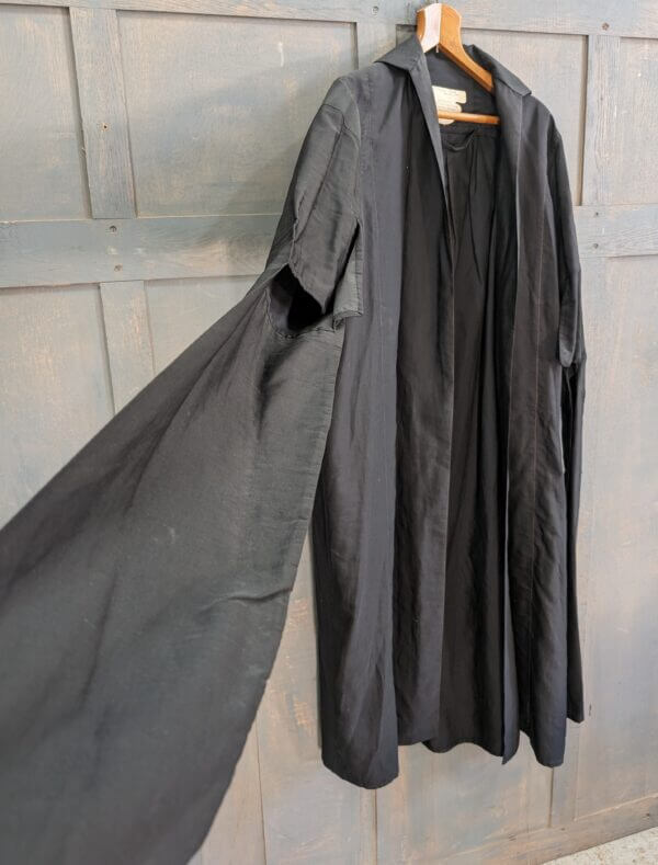 Antique Black Clergy Academic Legal Robe by Albin & Co