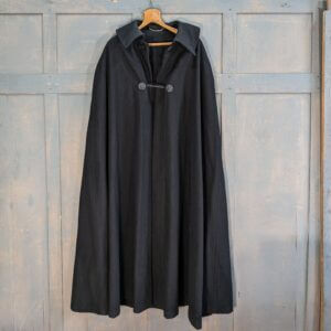 Heavyweight Pure Wool Collared Clerical Cloak