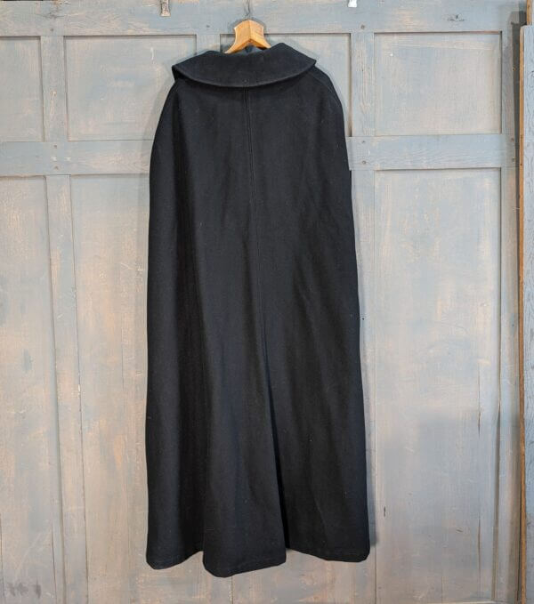 Heavyweight Pure Wool Collared Clerical Cloak