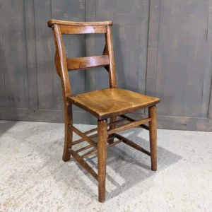 Antique Banbury 1910 Elm & Beech Lovely Patina Church Chapel Chairs (SOLD)