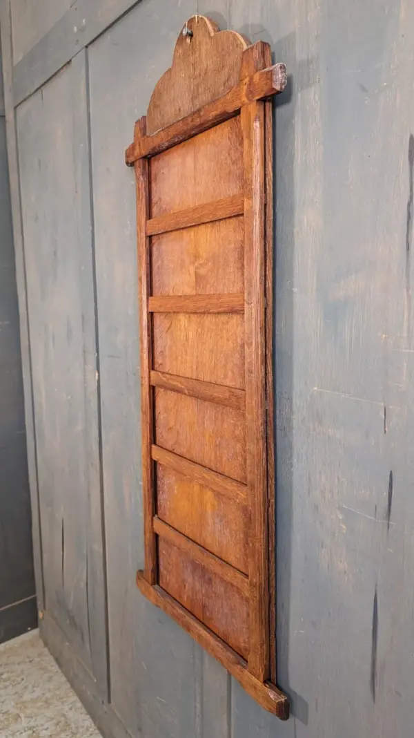 Antique 6 Hymn Oak Hymn Board from North Weald Methodist Church