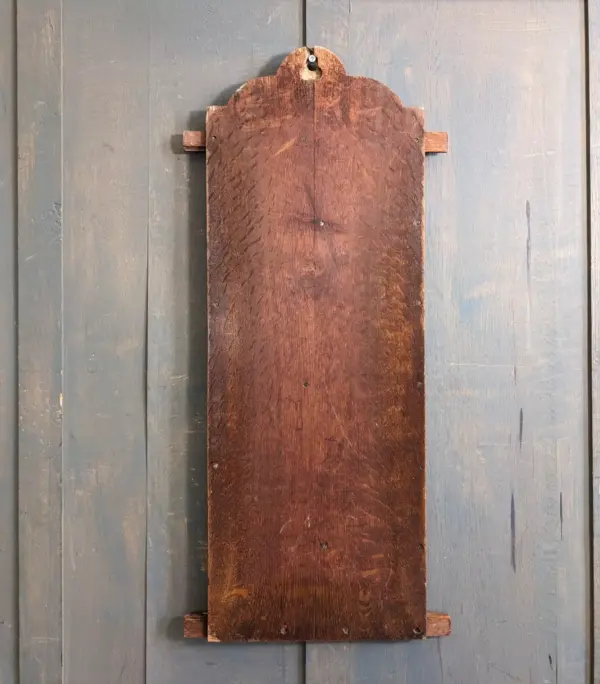 Antique 6 Hymn Oak Hymn Board from North Weald Methodist Church