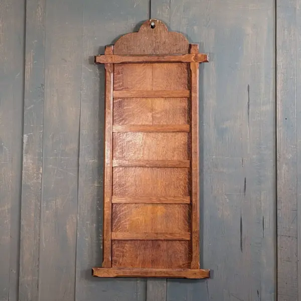 Antique 6 Hymn Oak Hymn Board from North Weald Methodist Church