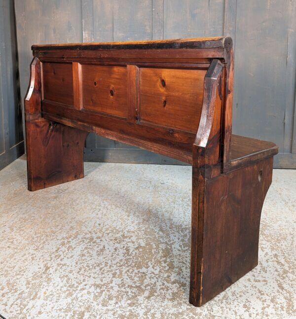 Antique Pine Bench from from St Nicholas Great Bookham