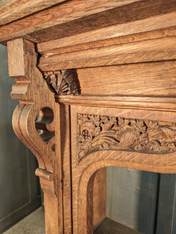 Carved Gothic Oak Victorian Church Lectern Ambo Reading Desk from Portsmouth