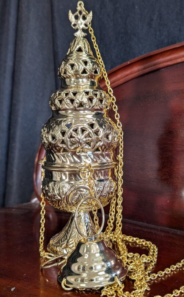 Classic Orthodox Style Thurible Censer Incense Burner