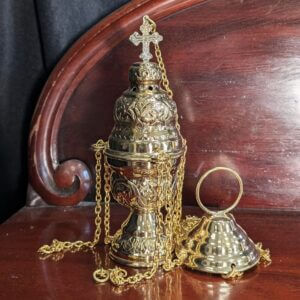 Small to Medium Size Decorative Brass Thurible Censer Incense Burner