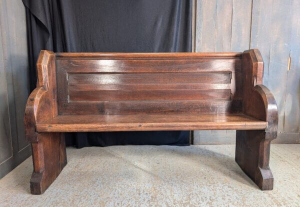 Extra Heavy Victorian Cross Ended Solid Oak Church Chapel Pews from St Philip's Kelsall