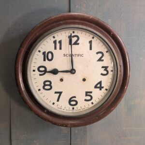 Circa 1930's 'Scientific' Railway/School Circular Wall Clock