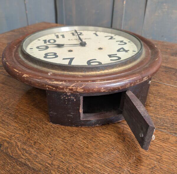 Circa 1930's 'Scientific' Railway/School Circular Wall Clock