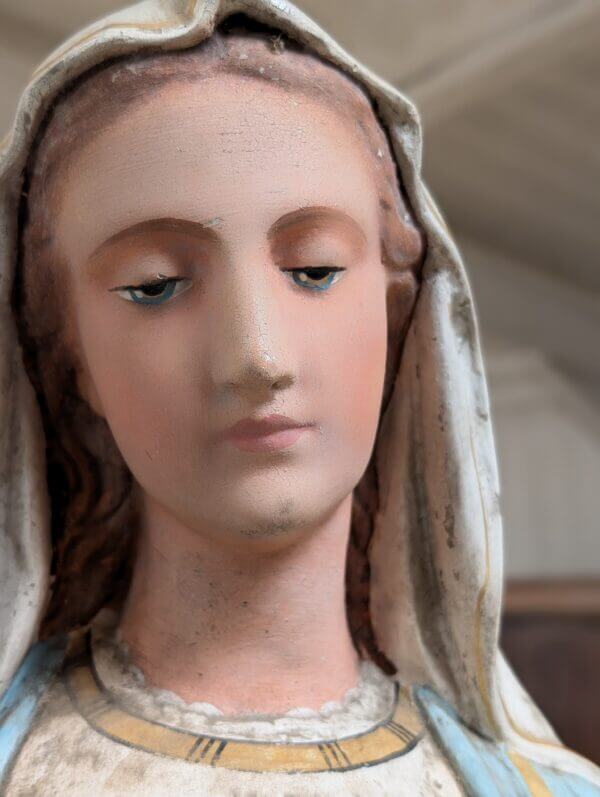 Barn Find Larger Size Religious Statue BVM Our Lady The Madonna The Immaculate Conception