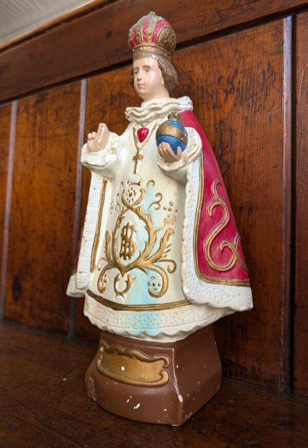 Ex-London Convent Vintage Religious Statue Child of Prague