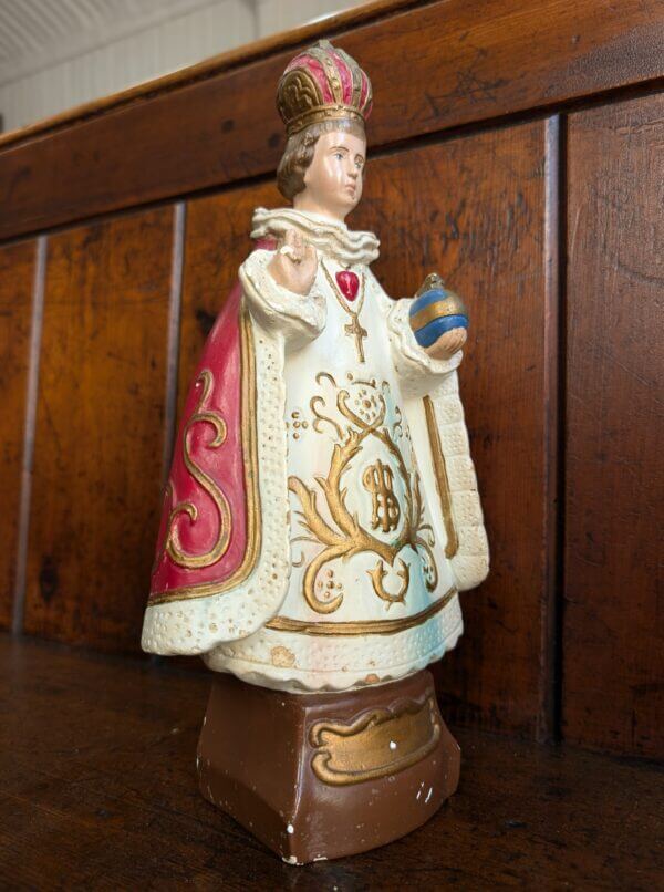 Ex-London Convent Vintage Religious Statue Child of Prague