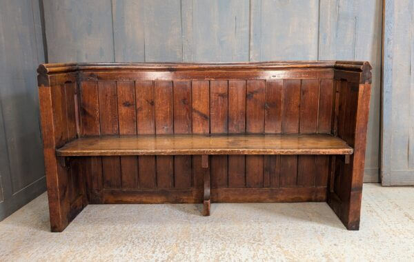 19th Century Pine Box Pews Benches from St James Church Weybridge Type 1