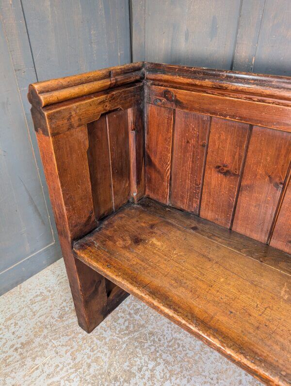 19th Century Pine Box Pews Benches from St James Church Weybridge Type 1