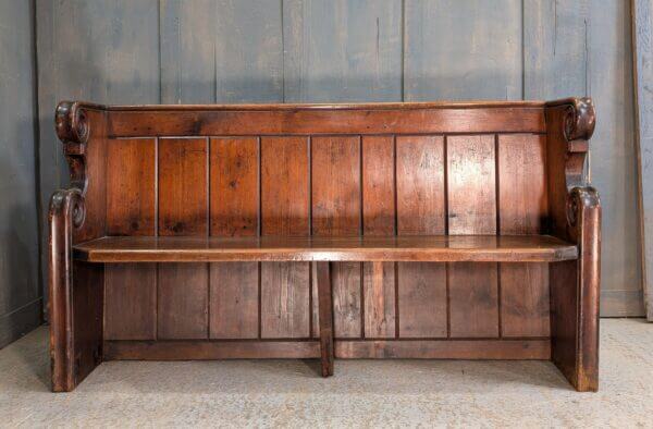 Antique Carved Georgian Pine Pews from St John the Divine Chatham