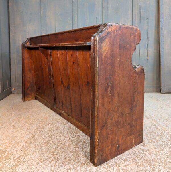 Antique Carved Georgian Pine Pews from St John the Divine Chatham