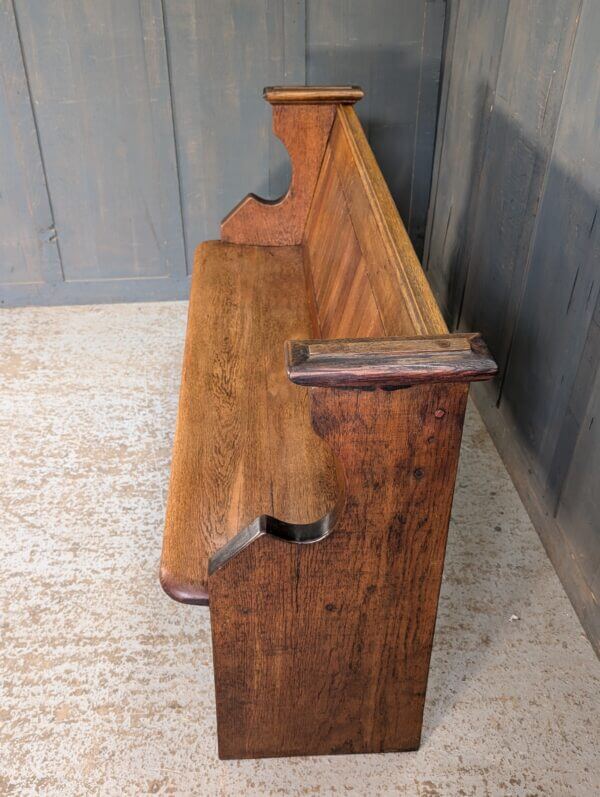 Excellent Coloured 1930's Vintage Oak Church Chapel Pews from Swansea Type 2