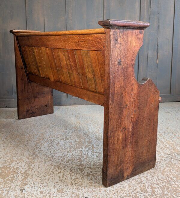 Excellent Coloured 1930's Vintage Oak Church Chapel Pews from Swansea Type 2