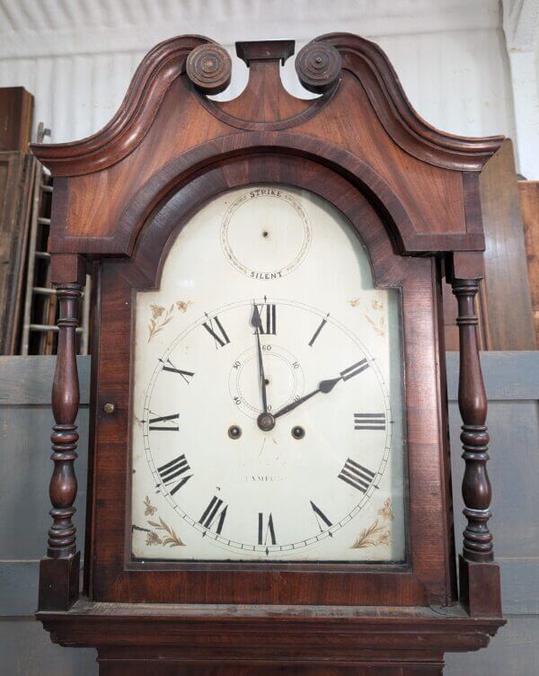 Imposing Georgian Grandfather Clock by Joshua Wilson of Stamford, Project