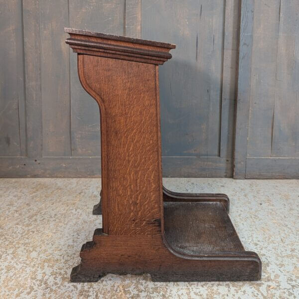 Stocky Low-Rise Heavy Quality Oak 1930's Vintage Prayer Desk Prie-Dieu