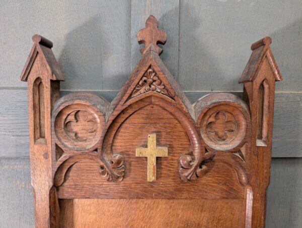 Excellent Quality Carved Victorian Gothic Hymn Board