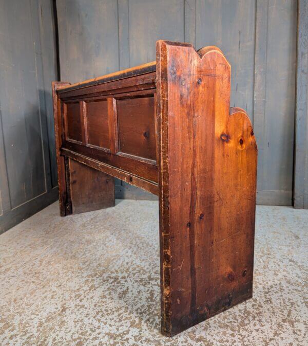 Victorian Panel Back Pine Pews with Curved Ends from St Nicholas Great Bookham