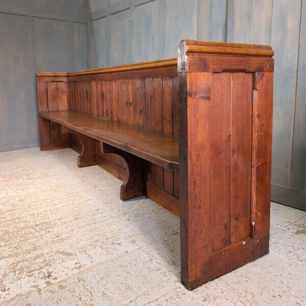 19th Century Pine Box Pews Benches from St James Church Weybridge Type 2