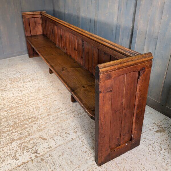 19th Century Pine Box Pews Benches from St James Church Weybridge Type 2