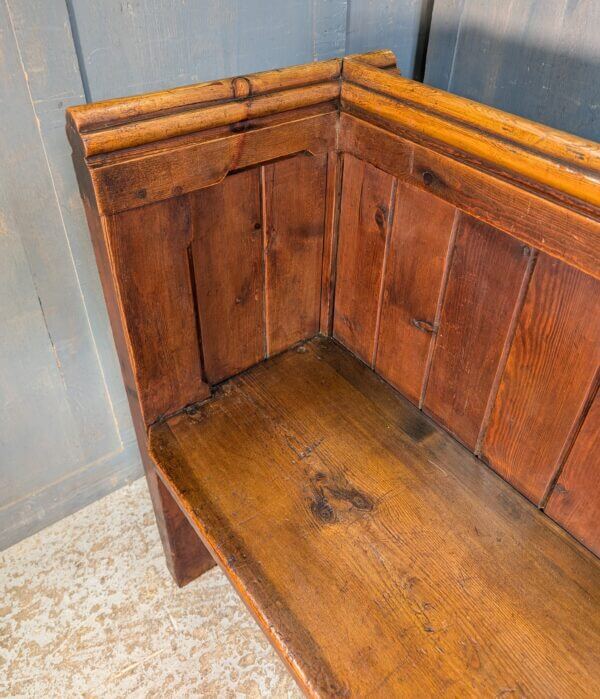 19th Century Pine Box Pews Benches from St James Church Weybridge Type 2