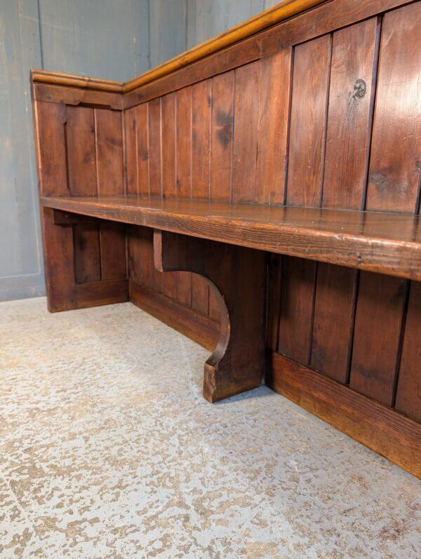 19th Century Pine Box Pews Benches from St James Church Weybridge Type 2