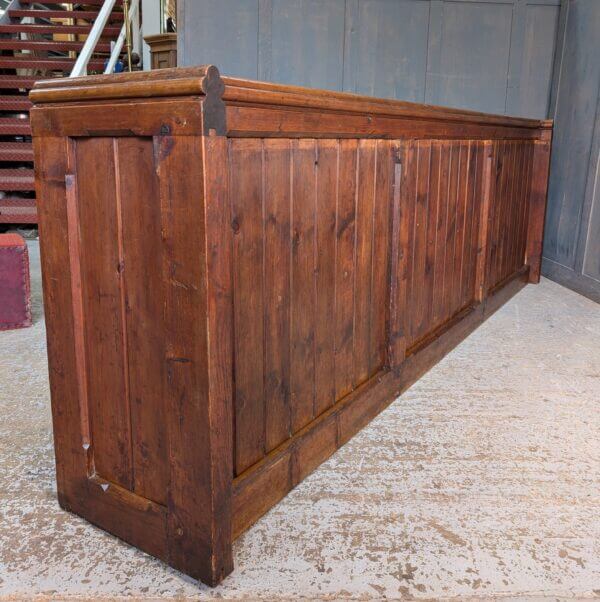 19th Century Pine Box Pews Benches from St James Church Weybridge Type 2